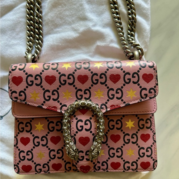 Limited Edition Gucci Heart Dionysus Bag with Prada Dustbag - Picture 1 of 10